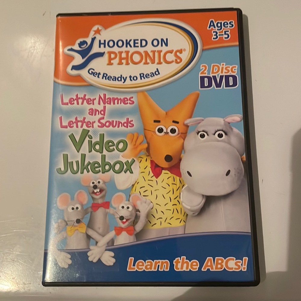 Hooked on phonics get ready to read DVDs children’s educational program